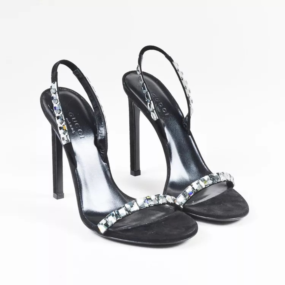 Gucci crystal sandals