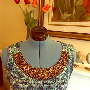 Beautiful blue green knit maxi.