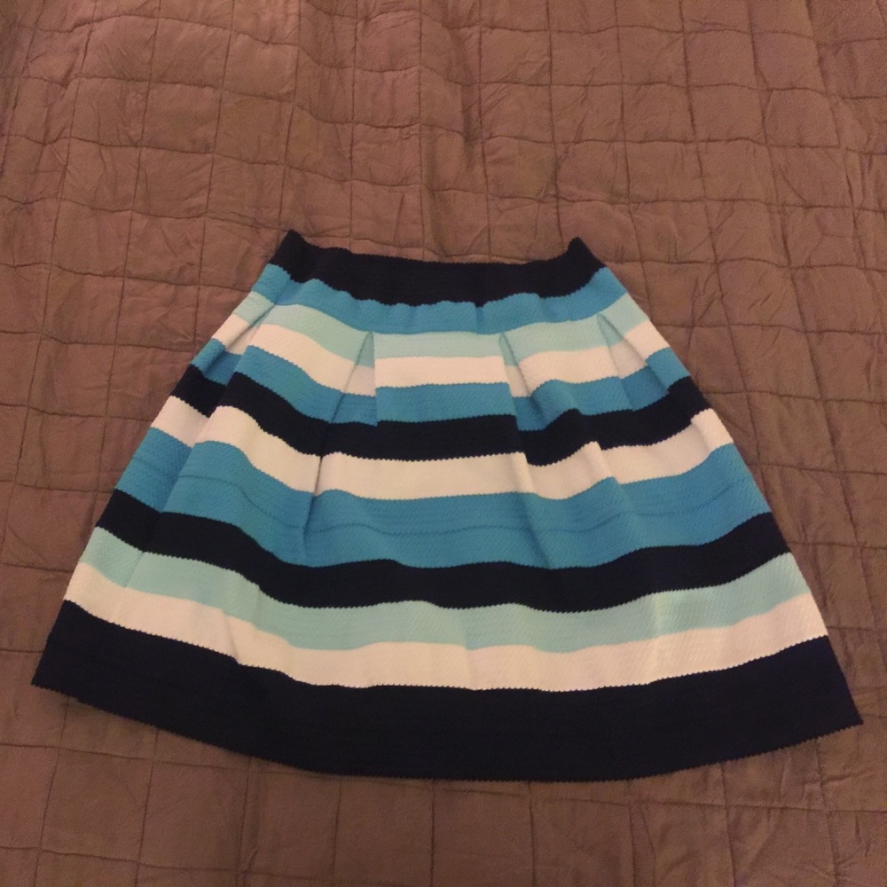 Super cute blue and white skirt