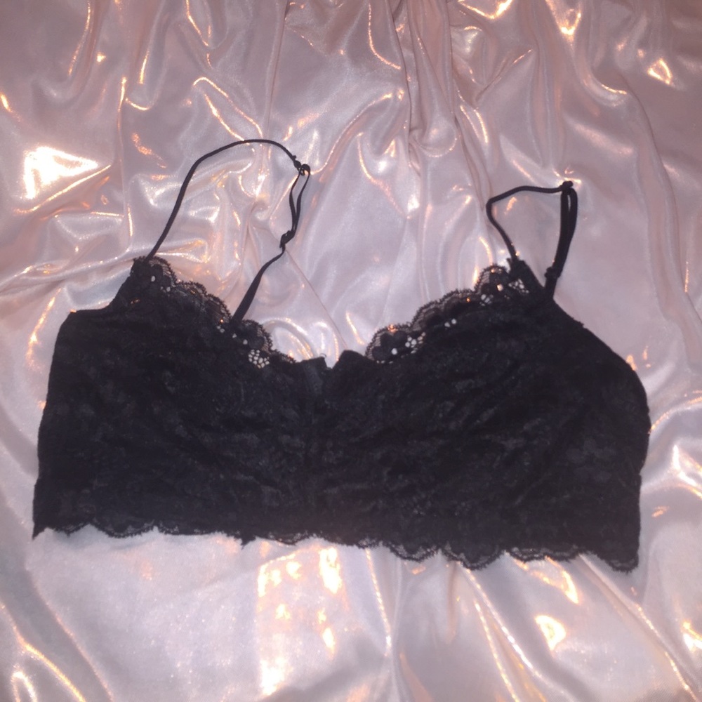 Black Lace Bra