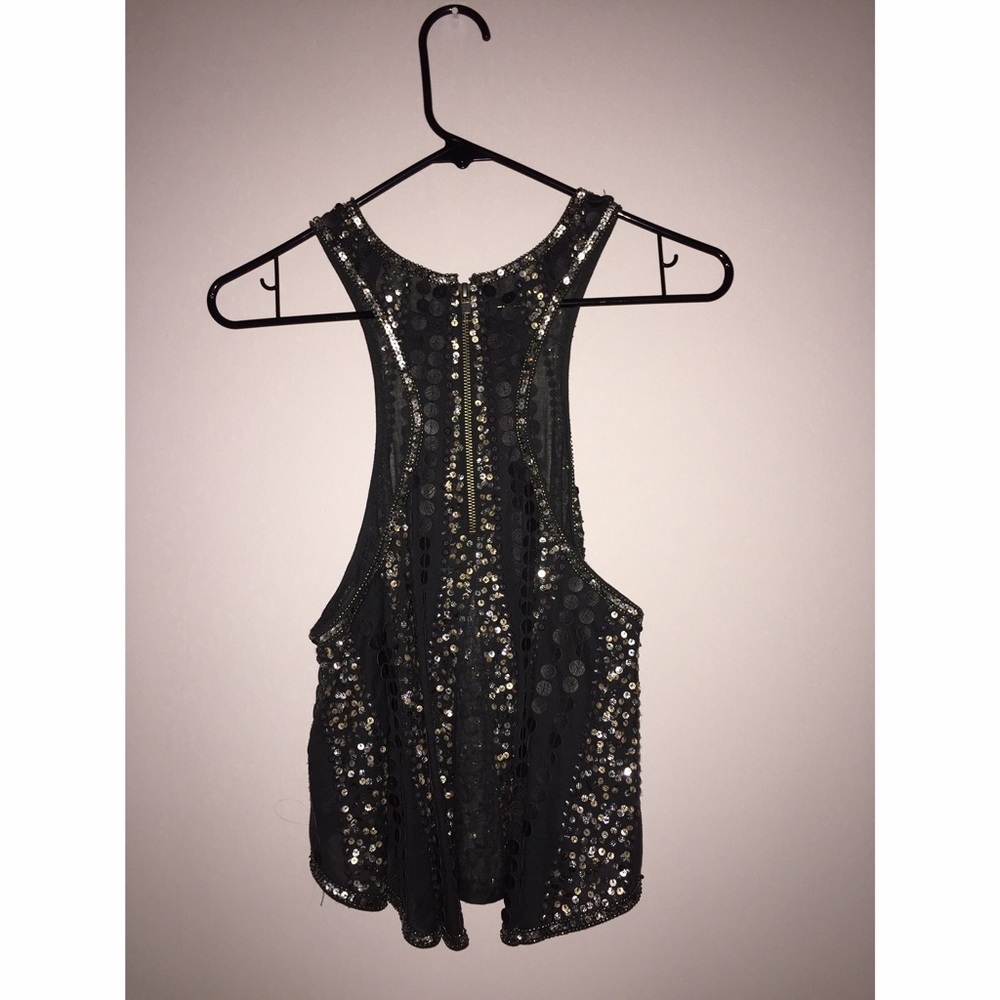 Sequined Racerback Top - Picture 2 of 2