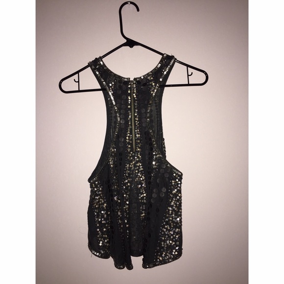 Sequined Racerback Top - Picture 2 of 2