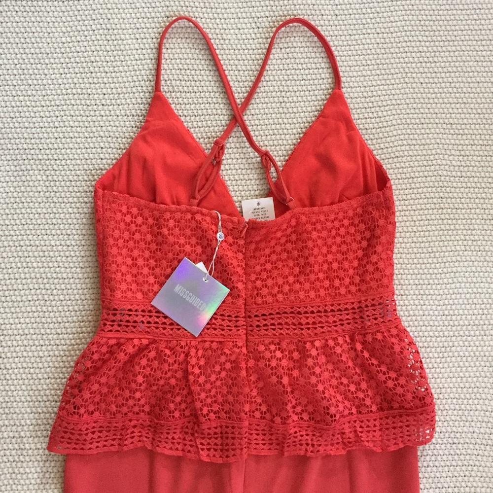 Missguided Peplum Midi Dress - Picture 6 of 8