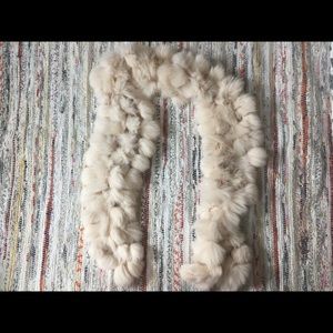 Rabbit fur scarf