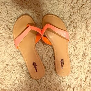 Coral sandals