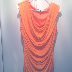 Ruched sleeveless shirt