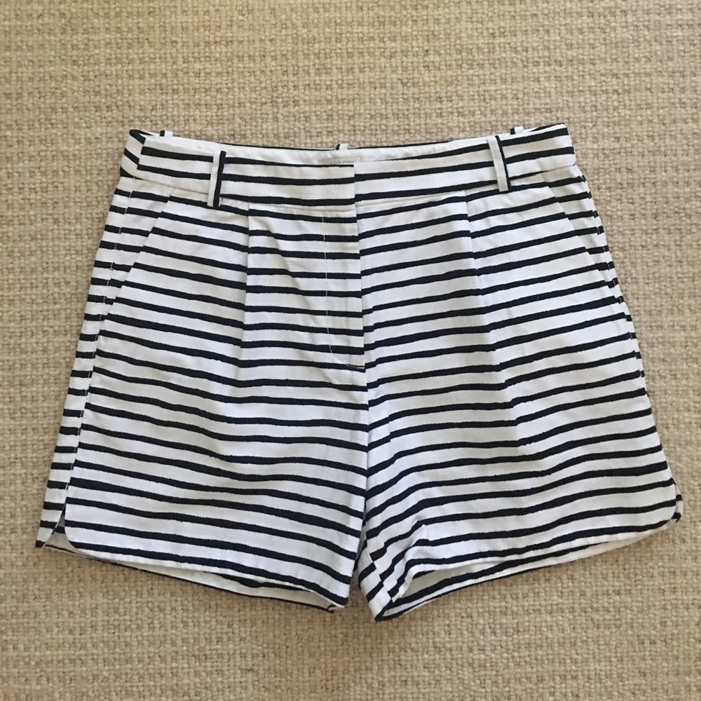 J.Crew Highwaisted Striped Shorts