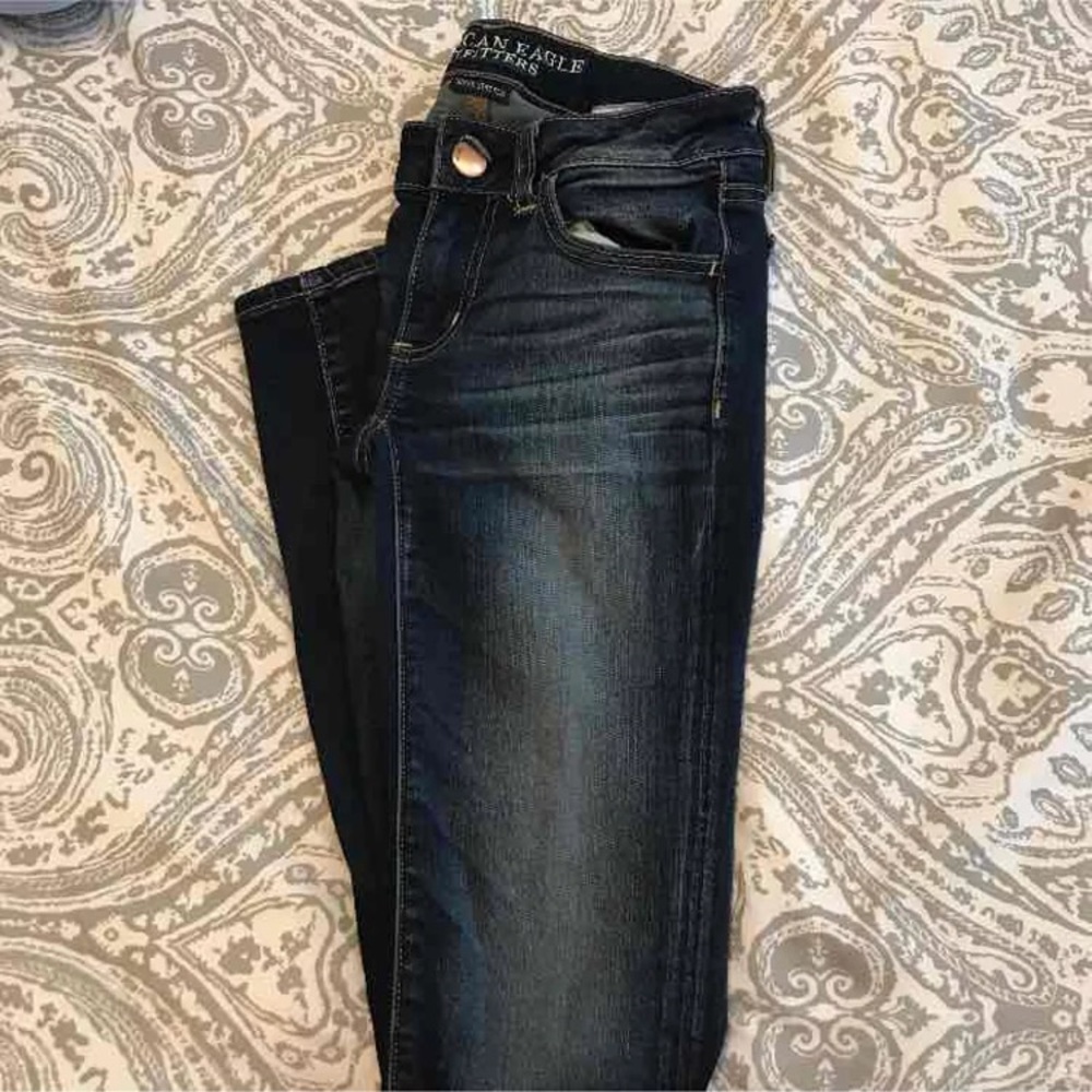 American Eagle Super Low-Rise Jeans