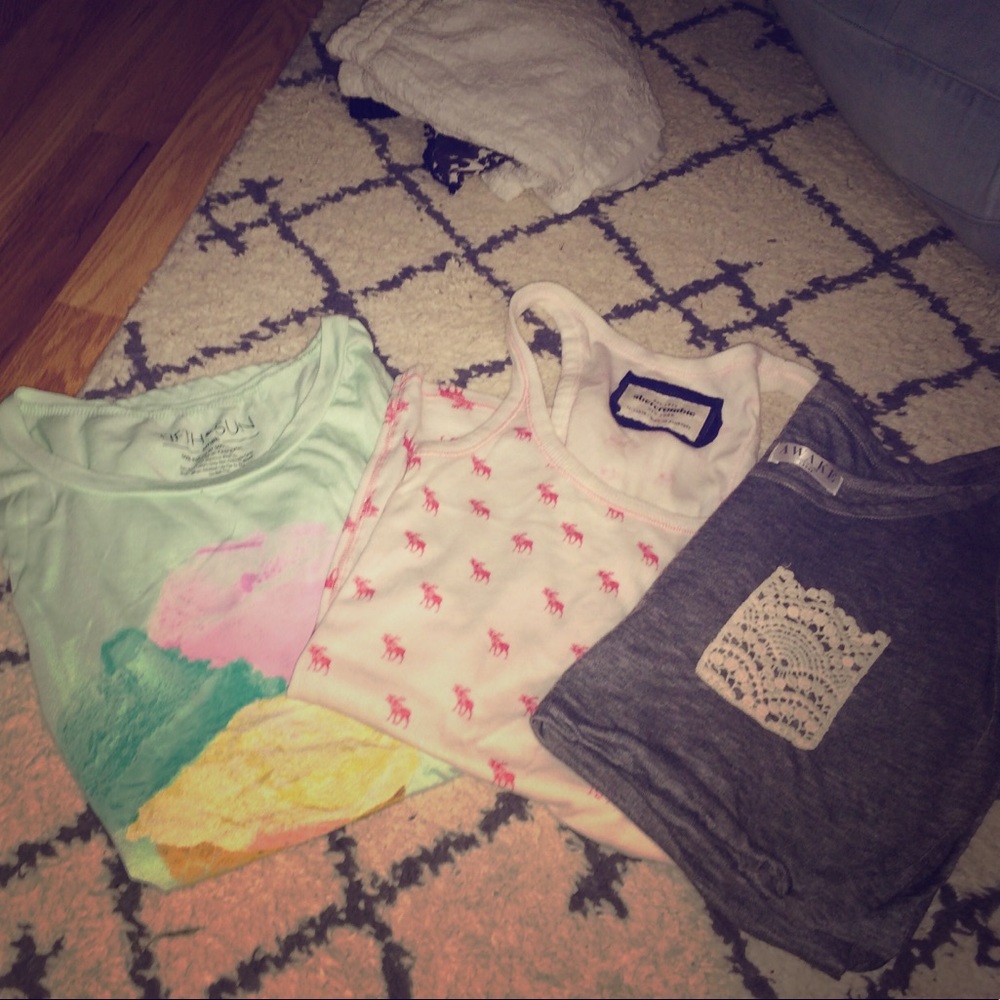 3 shirts.