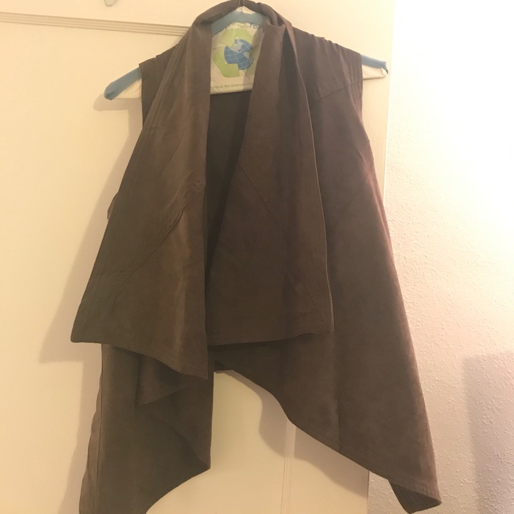 Brown Suede Vest