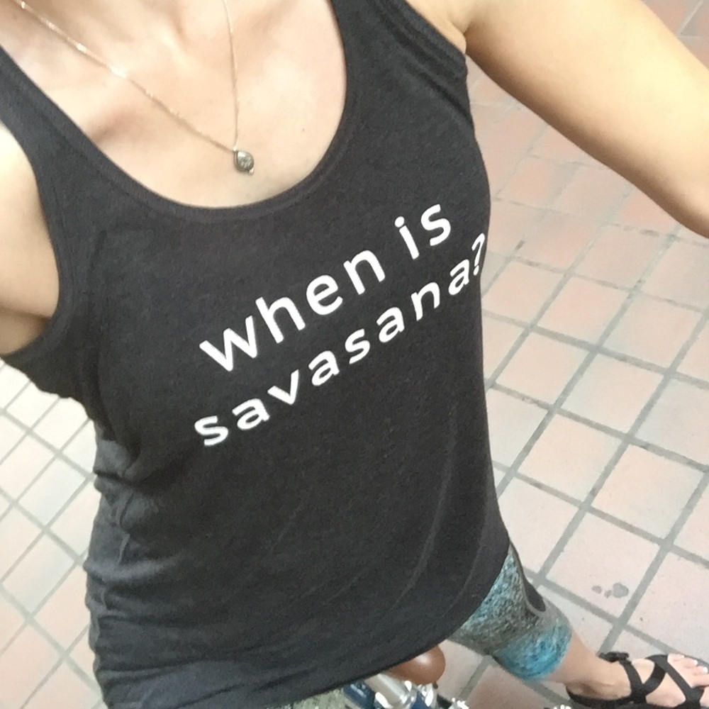 when is savasana? Yoga Top