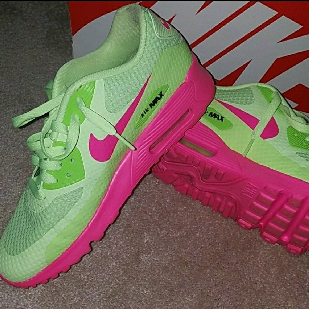 Air Max 90 Ghost Green/HotPink