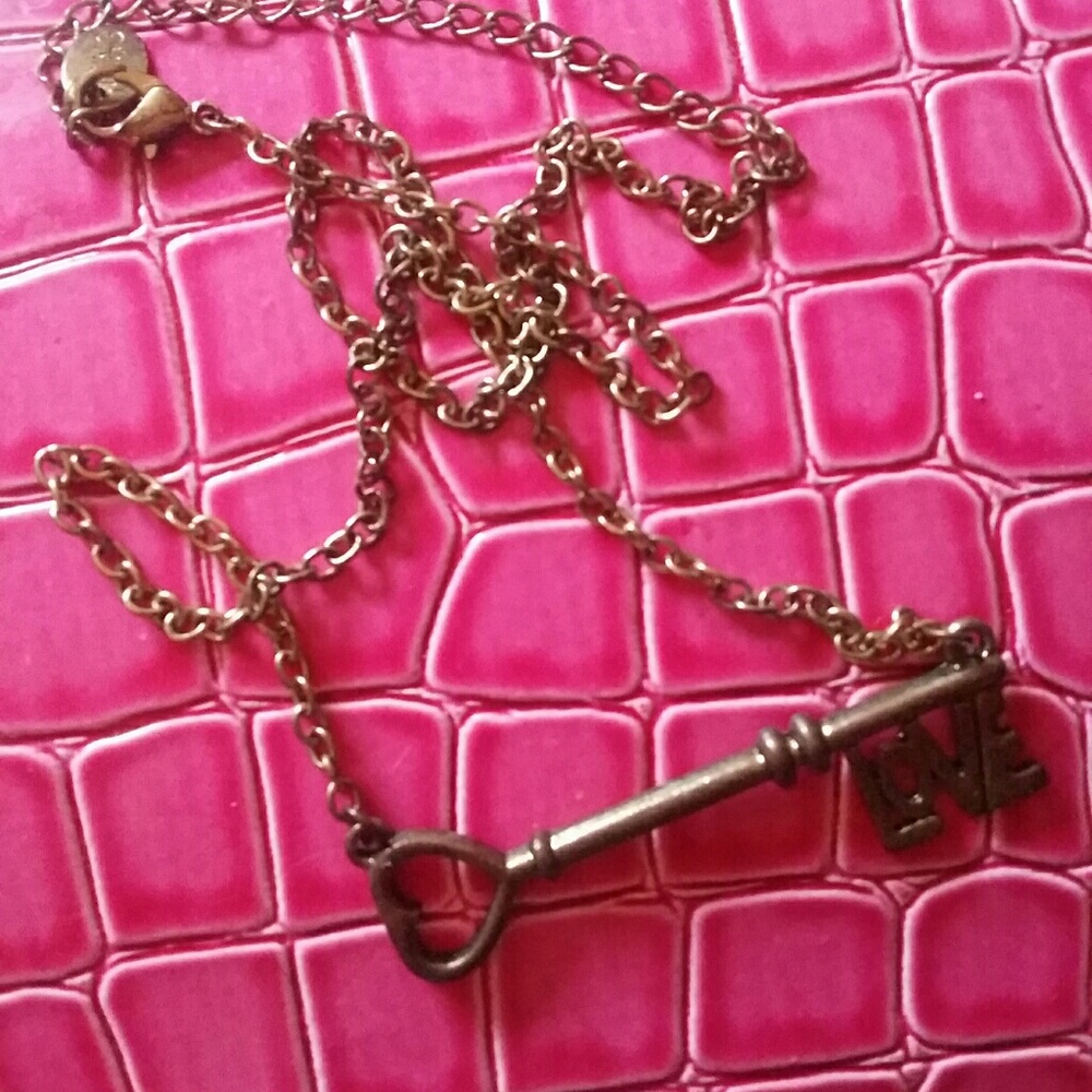 Bronze Love necklace