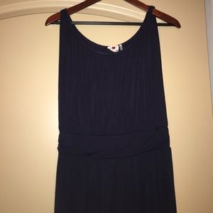 Navy maxi dress