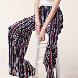 Stripped Bellbottom Pants