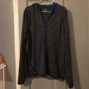 Men's Under Armor Dri Fit Hooded Jacket. Large.