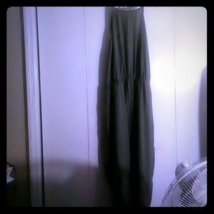 Plus size halter jumpsuit