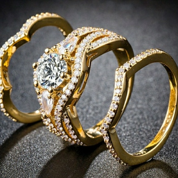 Ring NATURAL White Sapphire/Zircon 1 CT 925 SP - Picture 6 of 8