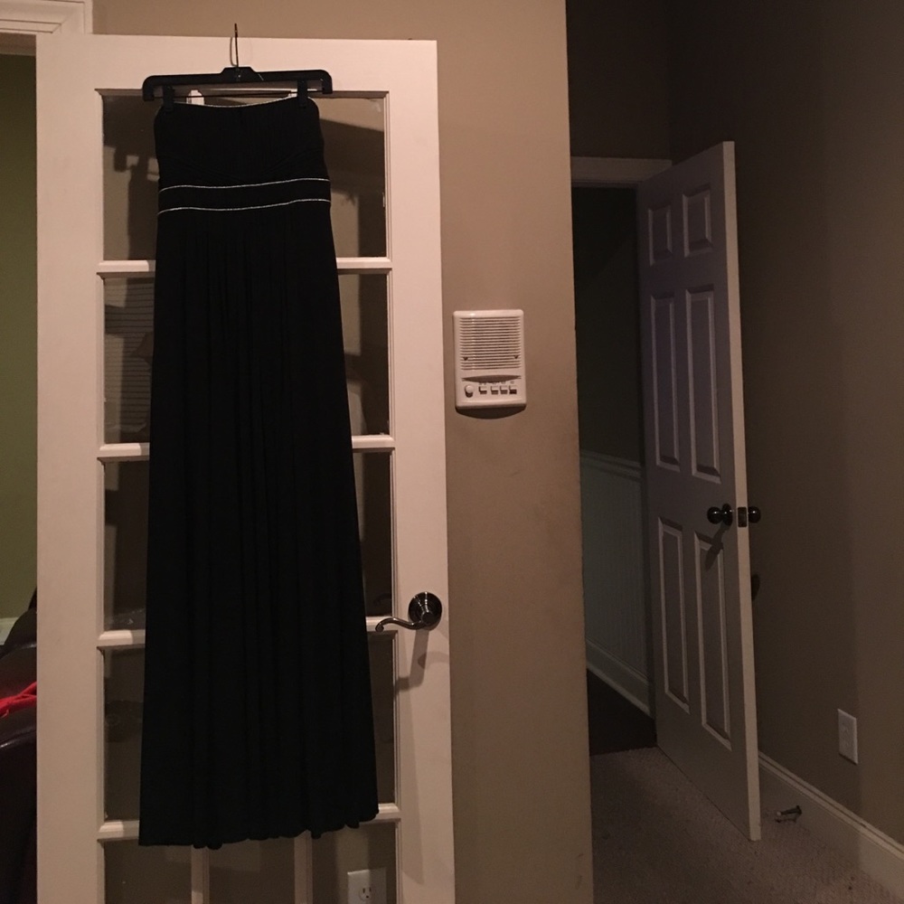 A long formal dress.