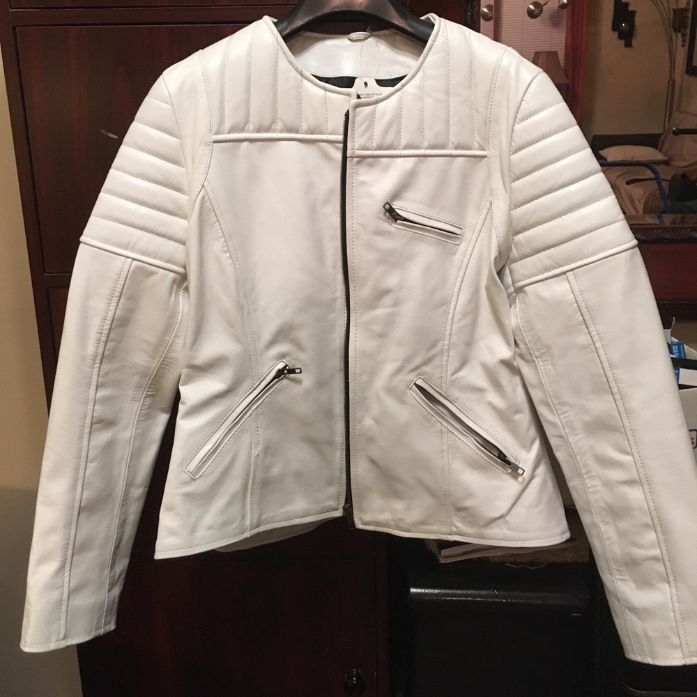 Genuine leather jacket new