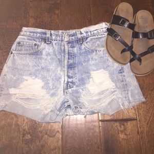 Levi's High Waisted Shorts