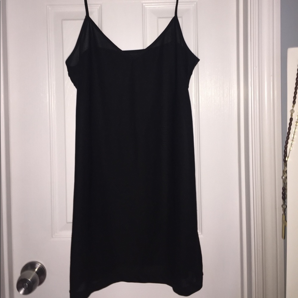 Mesh black dress