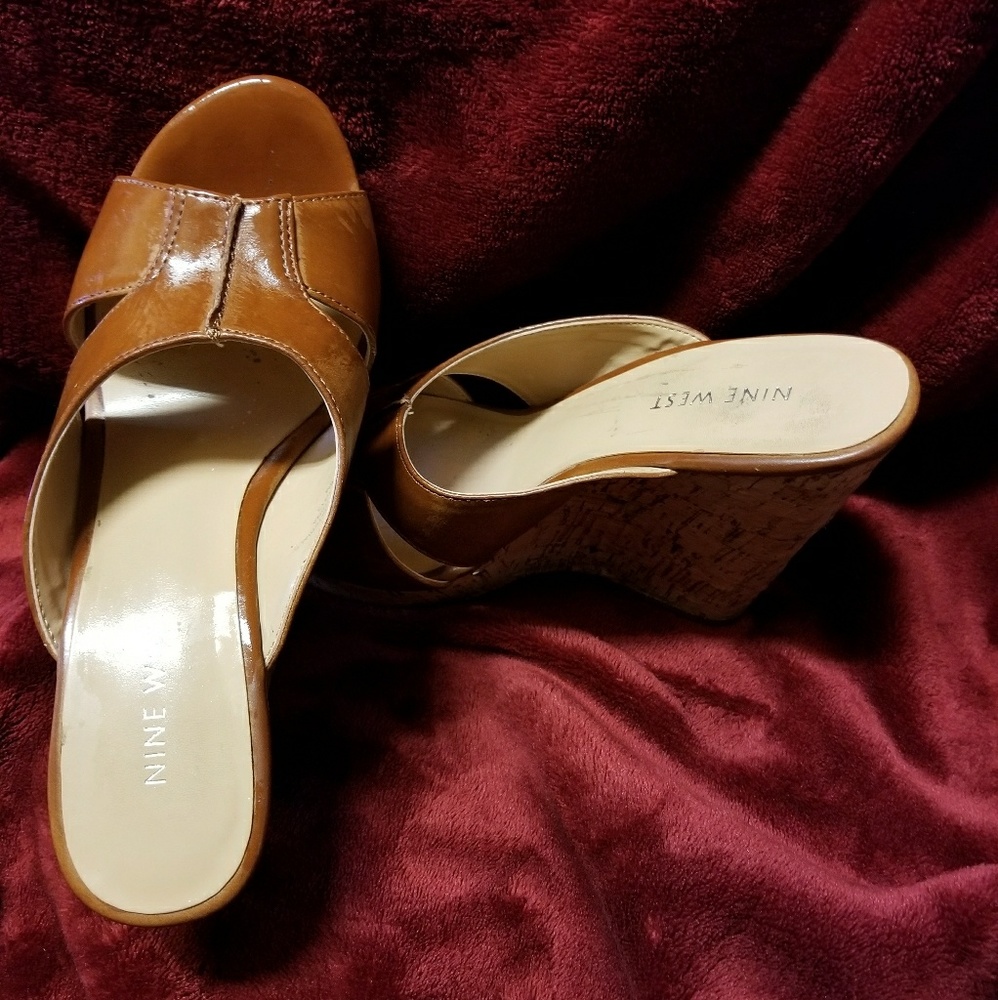 Women's Slip on Cork Wedges