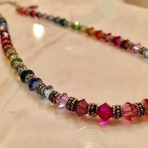 HUGE DEAL lot of 6 pcs Swarovski rainbow jewelry