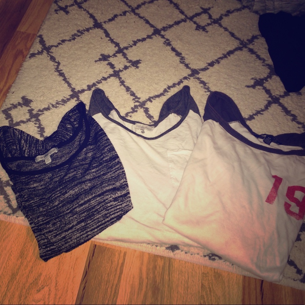 4 shirts.