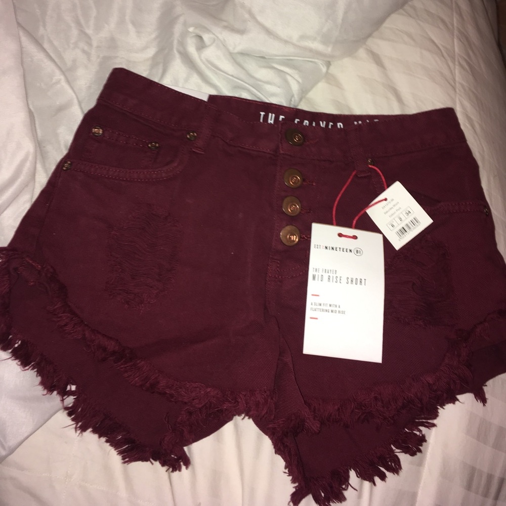 High waisted shorts
