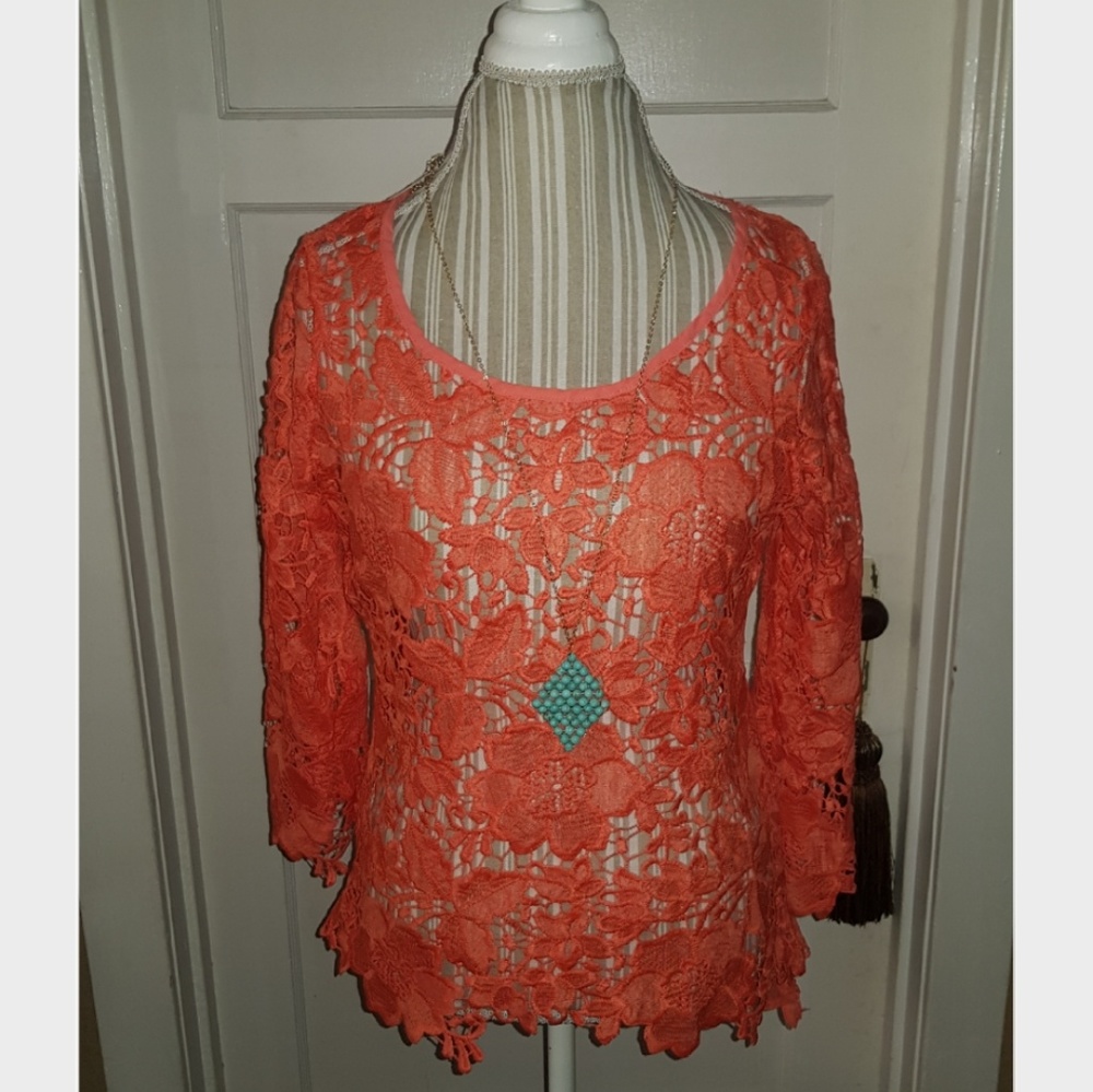 Lace blouse very feminine