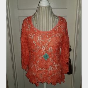 Lace blouse very feminine