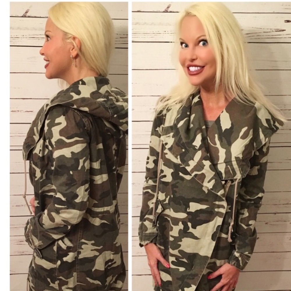 Oversized Camo Anorak Jacket LAST ONE!!! - Picture 2 of 3