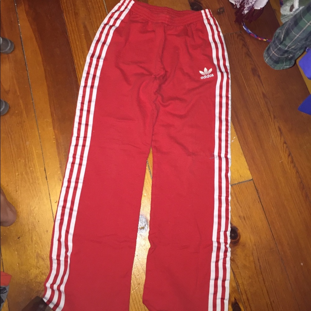 Adidas Red Sweatpants