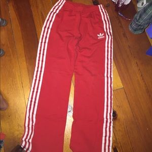 Adidas Red Sweatpants