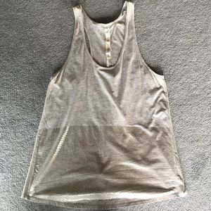 Lululemon tie-back tank top