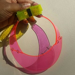 || H&M || Lucite Necklace & Plastic Bracelet