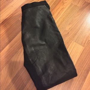 BANANA REPUBLIC LEATHER PANTS