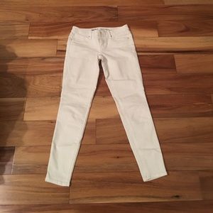 mid-rise denim jeggings