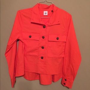 CAbi Orange Swing Coat Size Medium