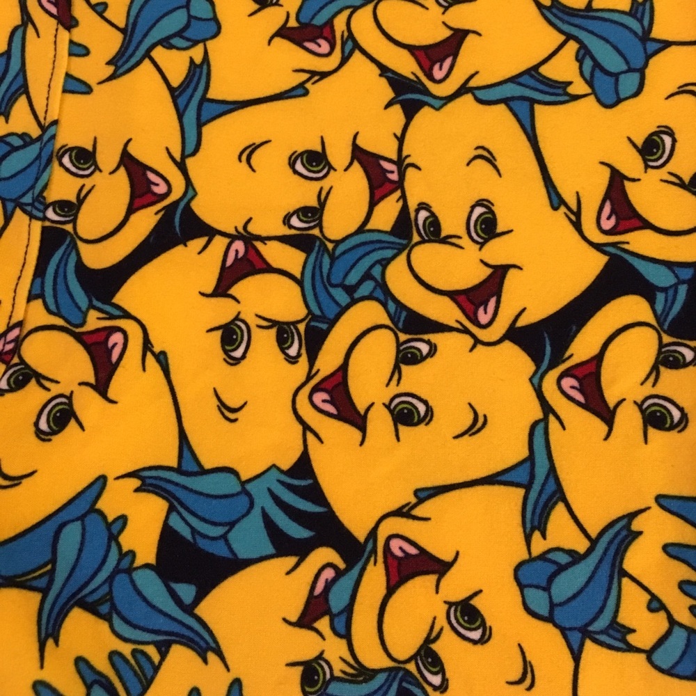 AWESOME FLOUNDER Disney L/XL kids LuLaRoe leggings