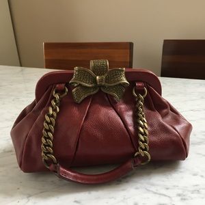 Betsey Johnson small leather handbag