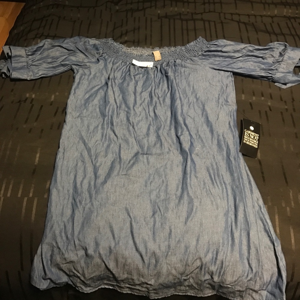 Avenue blue denim style dress
