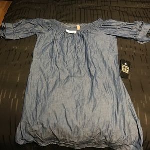 Avenue blue denim style dress