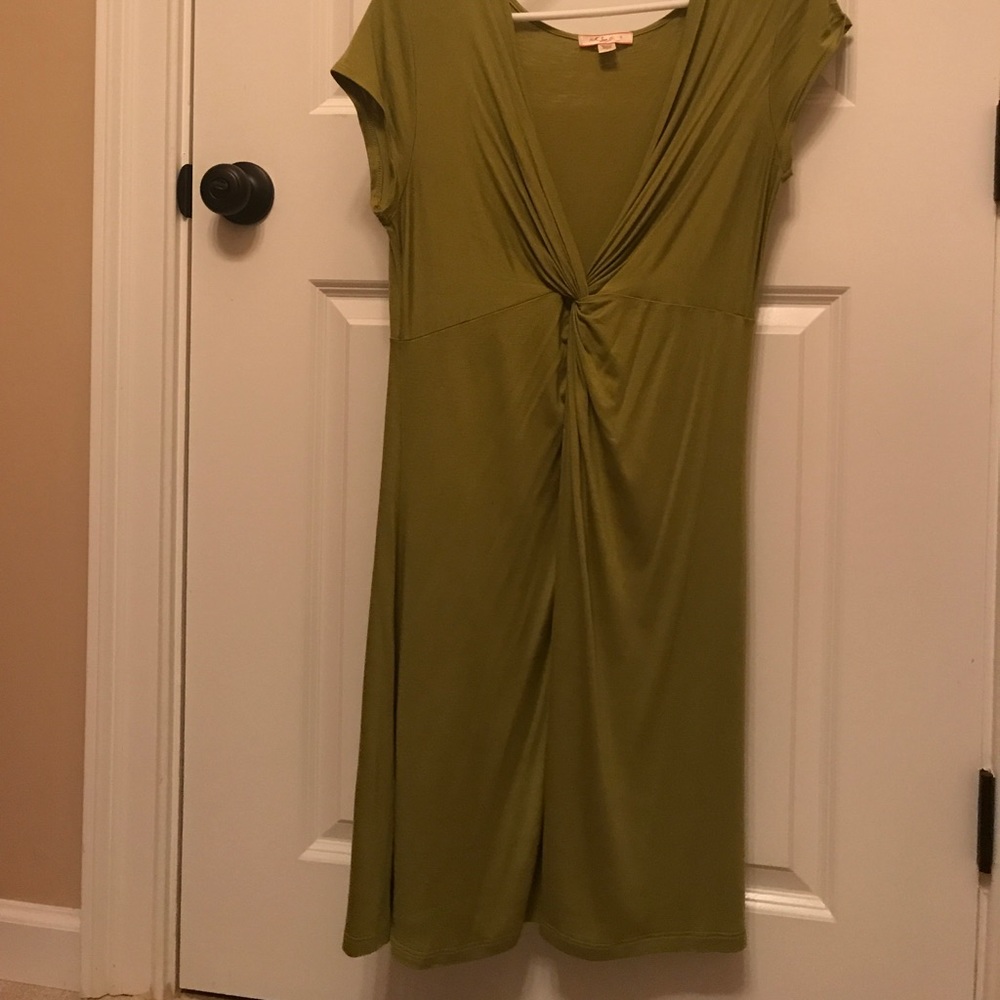 Olive Knot Dress