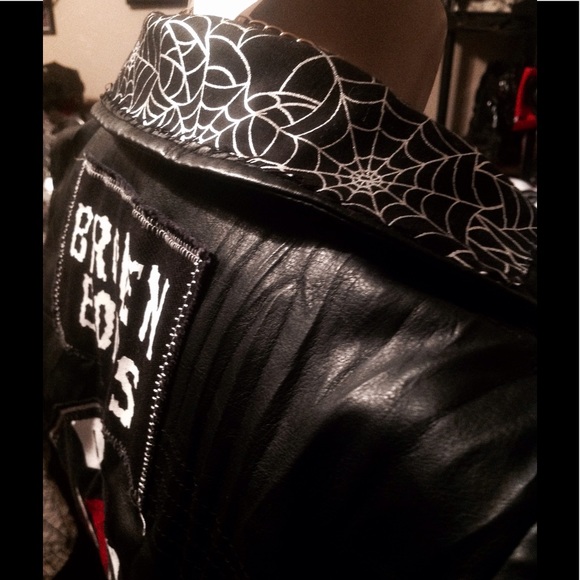 SOLD Dead kennedys spider web punk gothic VEST - Picture 2 of 4