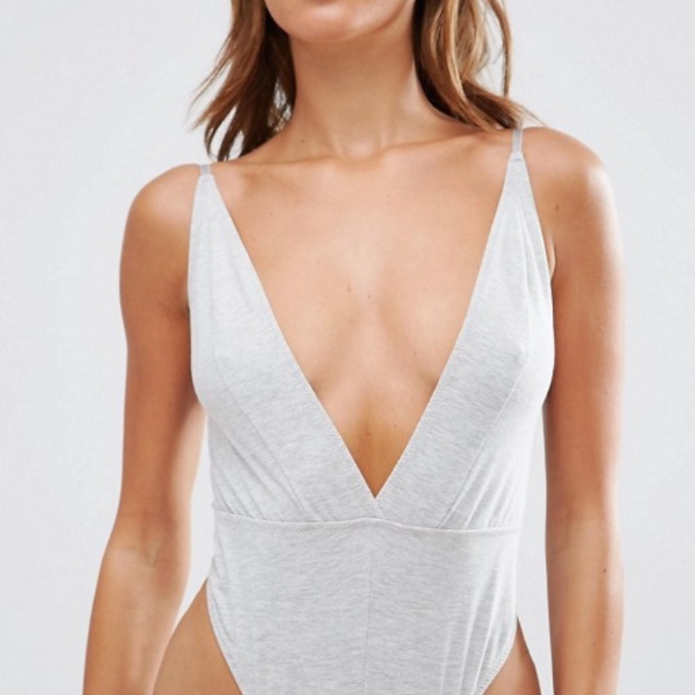 ASOS Jada High Leg Bodysuit