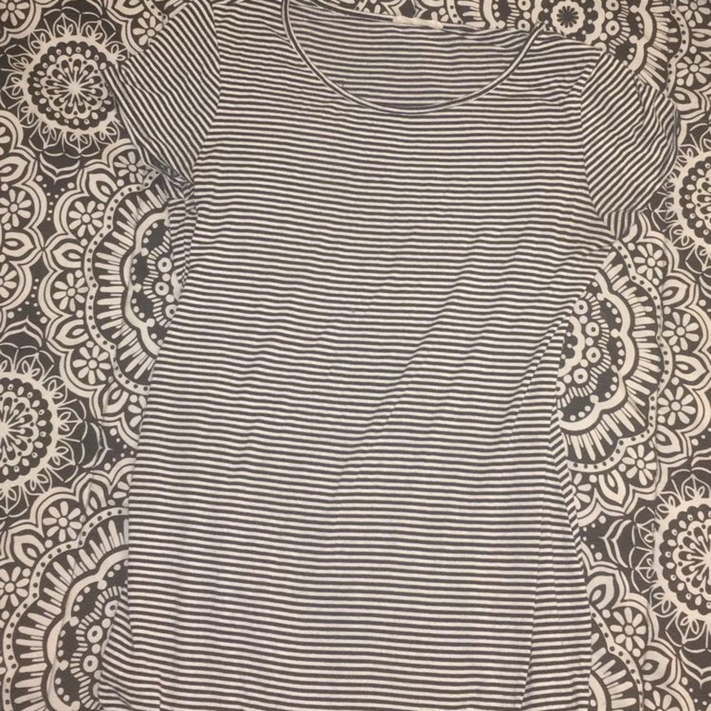 Striped tshirt dress