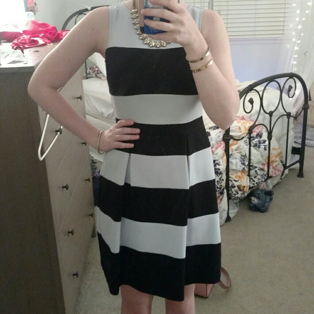 LOFT Striped Dress