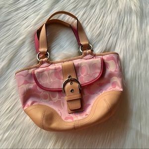 Coach Small Pink Signature Purse